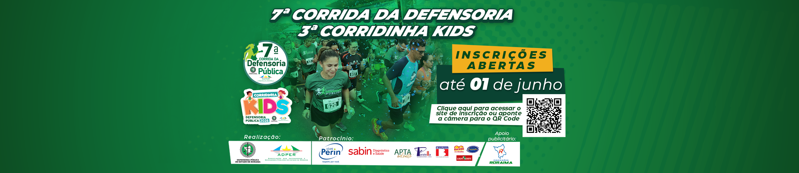 Inscrições para a corrida 2026