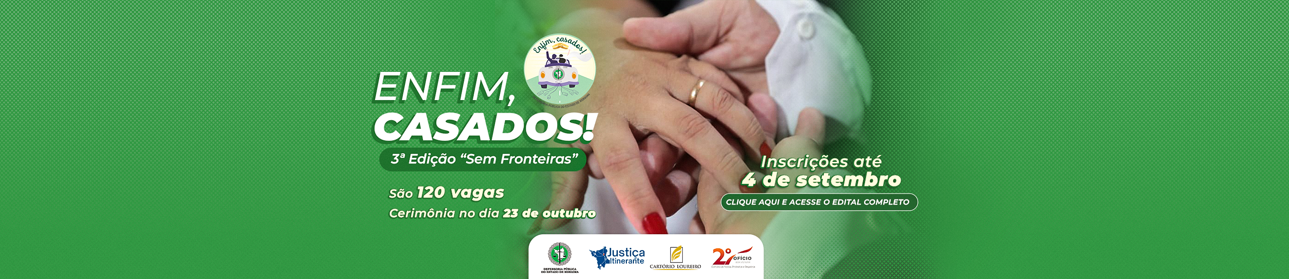 Edital Casamento Coletivo Sem Fronteiras