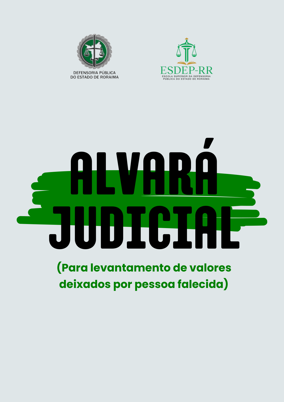 Capa de Alvará Judicial