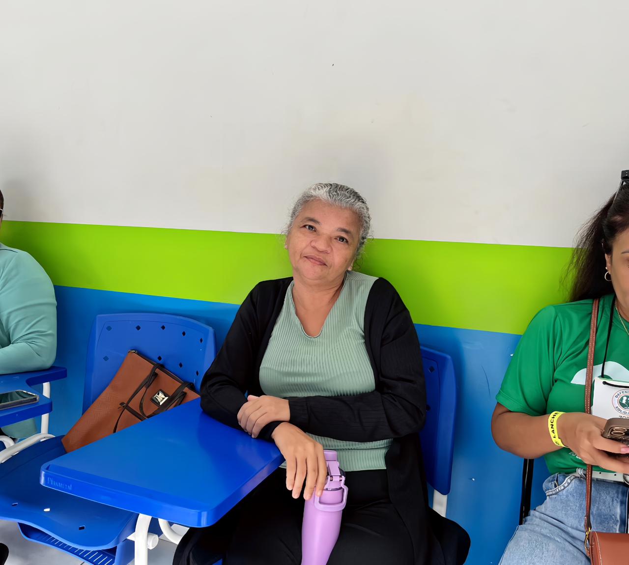 Com dificuldades na visão, Rosimeire Silva Aciole participou da ação promovida pela DPE-RR em busca de um atendimento oftalmológico