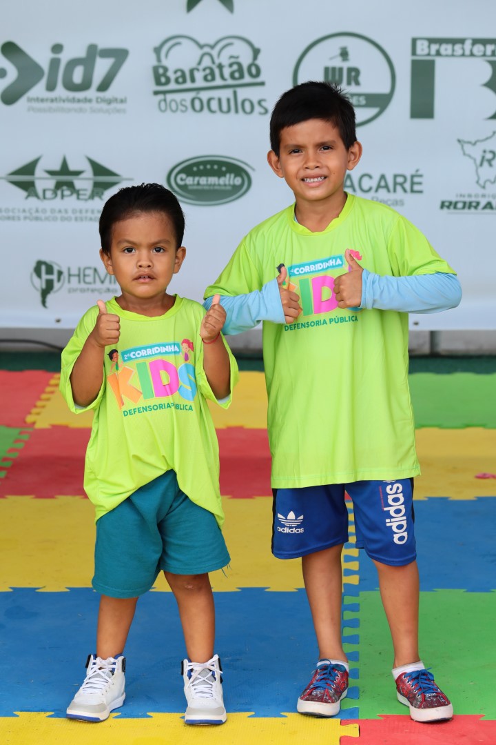 “Quero correr de novo, ganhar minha medalha e chegar bem rápido”, disse o pequeno corredor Arthur  
