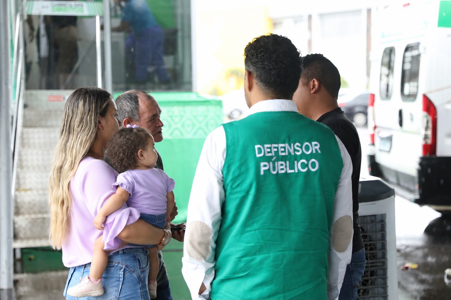 Defensor público Wagner Santos, membro do GAED, atua na ação
