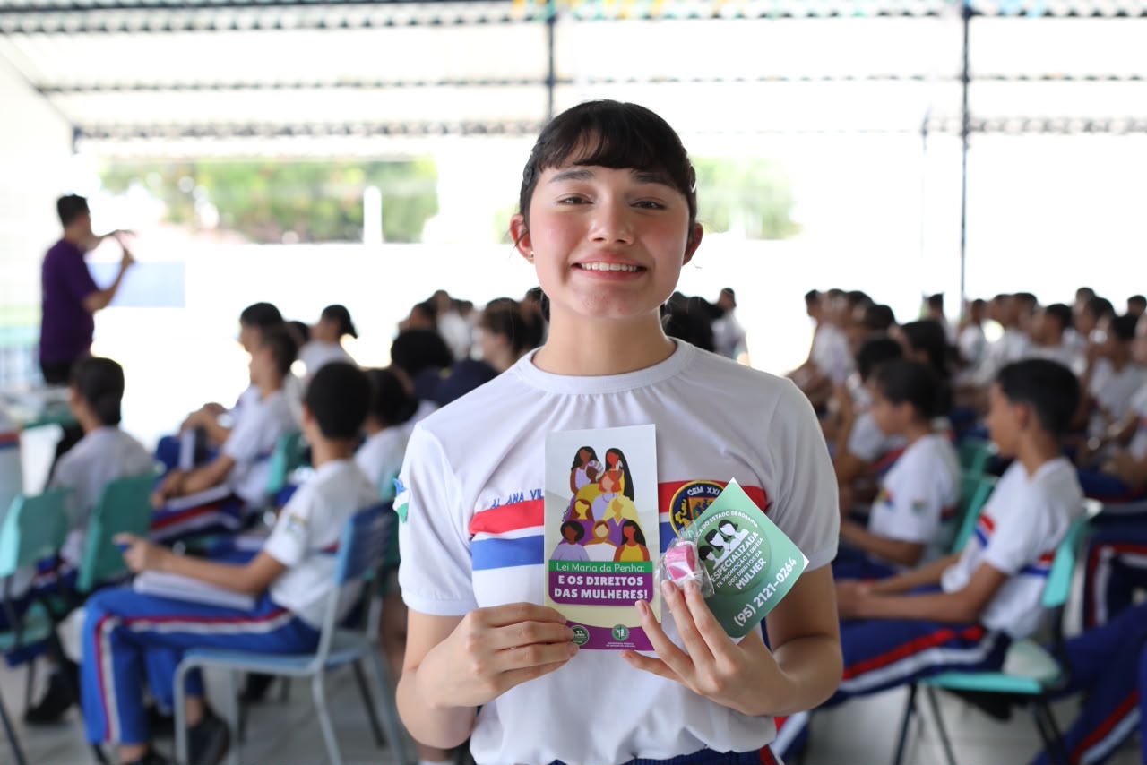 Para a estudante Ana Beatriz Vilhena, a palestra reforçou a importância de conhecer os direitos das mulheres e compartilhar essas informações com familiares e amigos