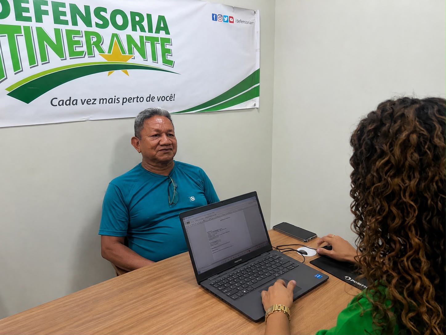 ACESSO A DIREITOS: Defensoria Itinerante leva atendimento jurídico gratuito para ações em Boa Vista e Cantá